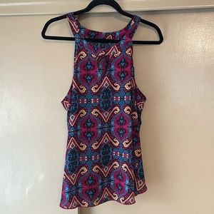 Like new women’s Express tank top with key-hole neck size Large